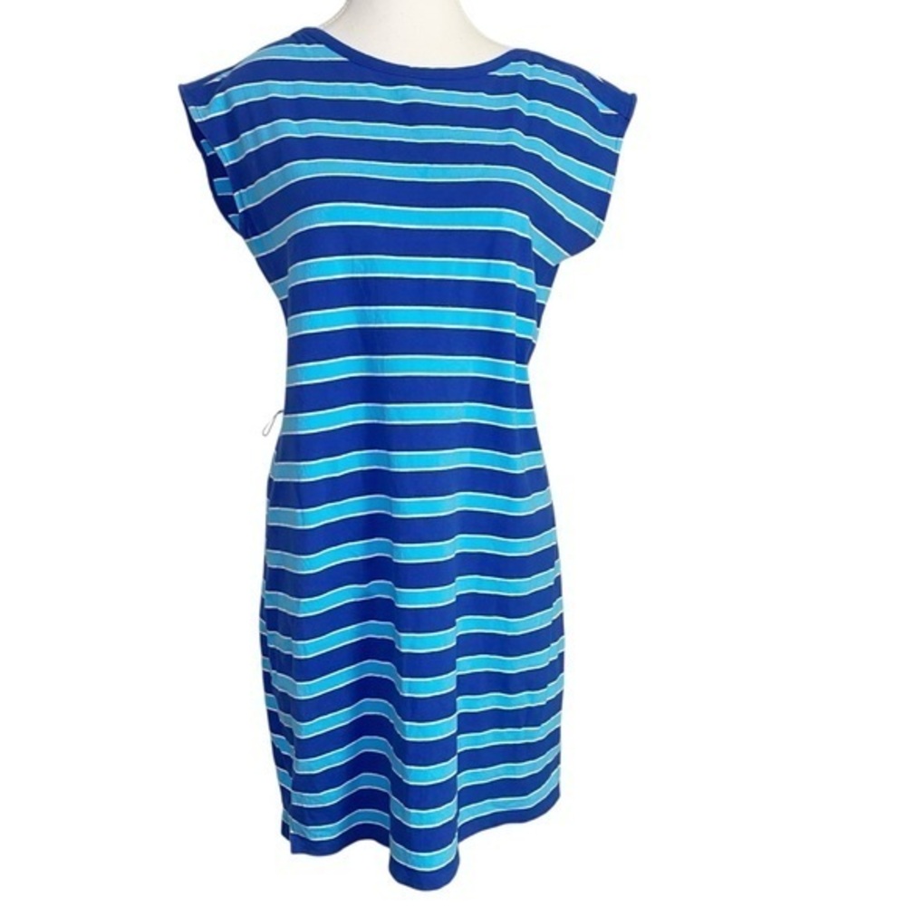 Tommy Hilfiger Blue Striped Sheath Dress